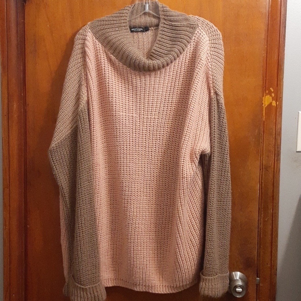 Nasty Gal Oversize Women's Sweater Lagenlook Boho Size Small